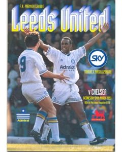 Leeds United v Chelsea official programme 24/03/1993