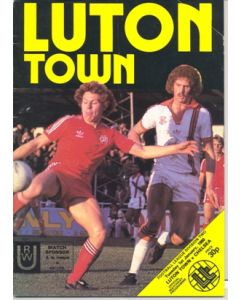 Luton v Chelsea football programme