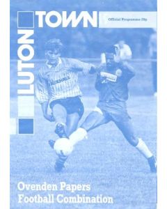 Luton Town v Chelsea official programme Ovenden Papers Football Combination