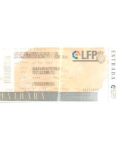 Majorca v Chelsea CWC Semi Final ticket 22/04/1999