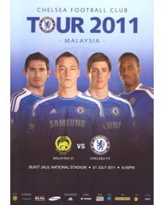 Chelsea Asia Tour July 2011 official programme Malaysia XI vChelsea 21/07/2011 VIP only issue Very Rare!