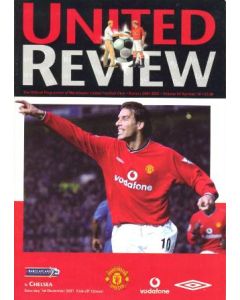 Manchester United vChelsea official programme 01/12/2001 United Review