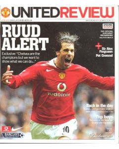 Manchester United vChelsea official programme 10/05/2005