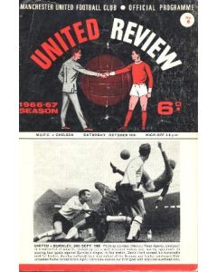 Manchester United vChelsea official programme 15/10/1966