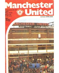 Manchester United v Chelsea official programme 16/05/1979