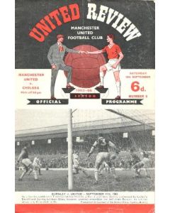 Manchester United v Chelsea official programme 18/09/1965