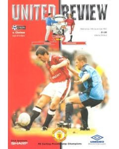 Manchester United vChelsea official programme 24/09/1997