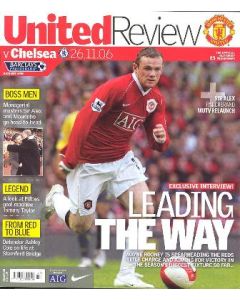 Manchester United v Chelsea official programme 26/11/2006