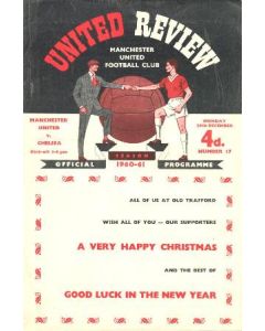 Manchester United vChelsea official programme 26/12/1960