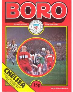 Middlesbrough v Chelsea official programme 04/04/1978