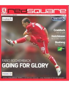 Middlesbrough vChelsea official programme 20/10/2007 Premier League