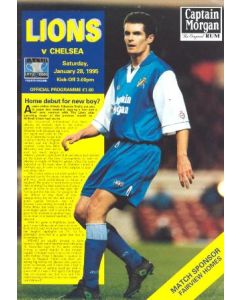 Millwall vChelsea official programme 28/01/1995