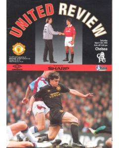 Manchester United vChelsea official programme 05/03/1994