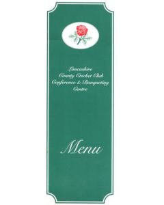 Manchester United V Chelsea Menu 16/12/1998