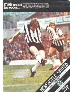 newcastle united v chelsea football programme