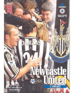 Newcastle United vChelsea official programme 02/05/1998 F.A. Carling Premiership
