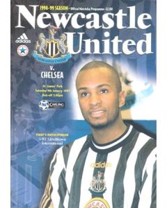 Newcastle United vChelsea official programme 09/01/1999 Carling Premiership