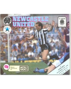 Newcastle United v Chelsea official programme 10/11/1984
