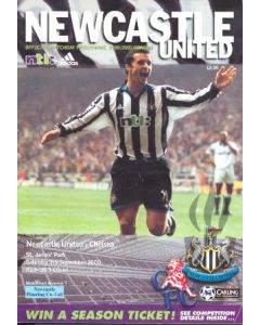 Newcastle United vChelsea official programme 09/09/2000 Premier League