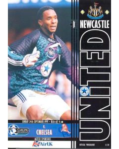 Newcastle United vChelsea official programme 24/09/1995
