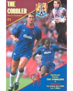 Northampton Town vChelsea official programme 08/08/1995
