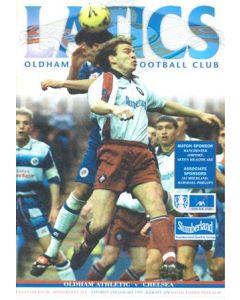 Oldham VChelsea FA Cup Programme 02/01/1999
