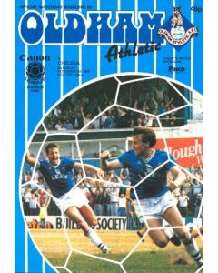 Oldham Athletic vChelsea official programme 05/11/1983
