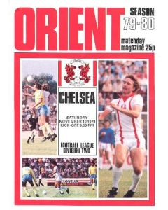 Leyton Orient v Chelsea football programme