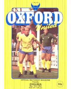 Oxford United vChelsea official programme 16/05/1984