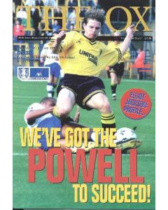 Oxford United vChelsea official programme 25/01/1999
