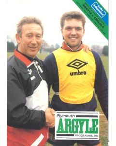 Plymouth Argyle vChelsea official programme 18/02/1989