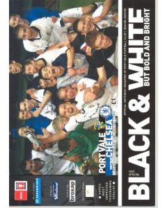 Port Vale v Chelsea official programme 26/02/2008 Youth Cup