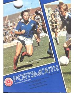 Portsmouth v Chelsea Football programme 04/08/1980