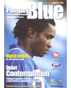 Portsmouth vChelsea official programme 27/07/2002