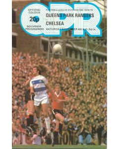 Queen's Park Rangers vChelsea official programme 04/11/1978