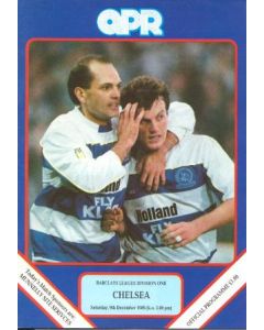 Queen's Park Rangers v Chelsea official programme 09/12/1989
