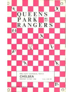 Queen's Park Rangers vChelsea official programme 13/05/1968