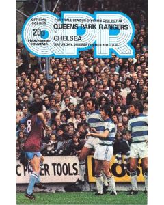 Queen's Park Rangers v Chelsea official programme 24/09/1977