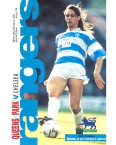Queen's Park Rangers vChelsea official programme 27/01/1993