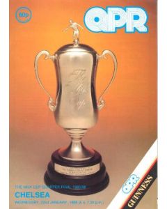Queen's Park Rangers v Chelsea official programme 22/01/1986