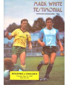Reading vChelsea official programme 14/05/1987