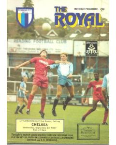 Reading vChelsea official programme 23/09/1987