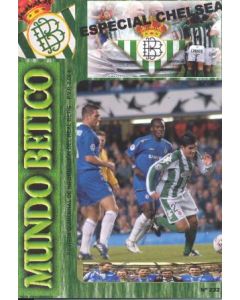Real Betis vChelsea official programme 2004-2005 for this match only not for the whole group