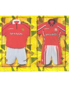 Manchester United and Chelsea Premier League 2000 sticker
