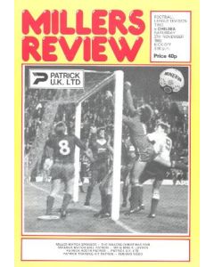 Rotherham vChelsea official programme 27/11/1982