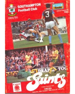 Southampton v Chelsea official programme 20/10/1984