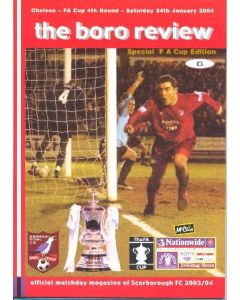 Scarborough vChelsea Sell Out Official Programme 24/01/2004