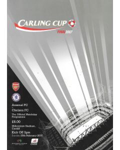 2007 League Cup Final Programme Arsenal v Chelsea