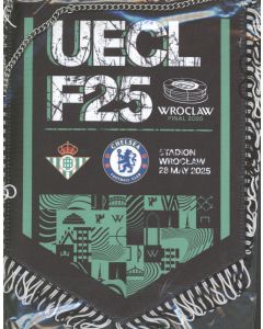 2025 Football Conference Final Chelsea v Real Betis Official Pennant