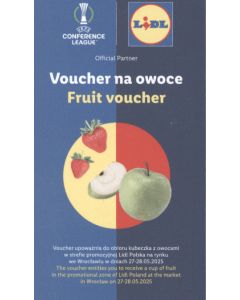 2025 UEFA Europa Conference League Chelsea v Real Betis Lidl Voucher